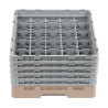 Glazenrek 25 compartimenten Camrack Beige-500x 500mm - Cambro