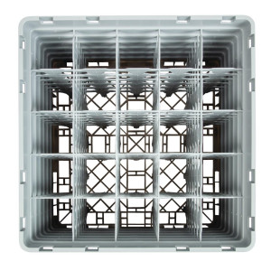 Glazenrek 25 compartimenten Camrack Beige - L 500 x B 500mm - Cambro