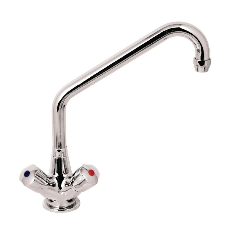 Robinet Mélangeur Monotrou Modèle Lourd 19Mm Col Mobile - L 300 mm - FourniResto Robinet Mélangeur Monotrou Modèle Lourd 19Mm Col Mobile - L 300 mm - FourniResto