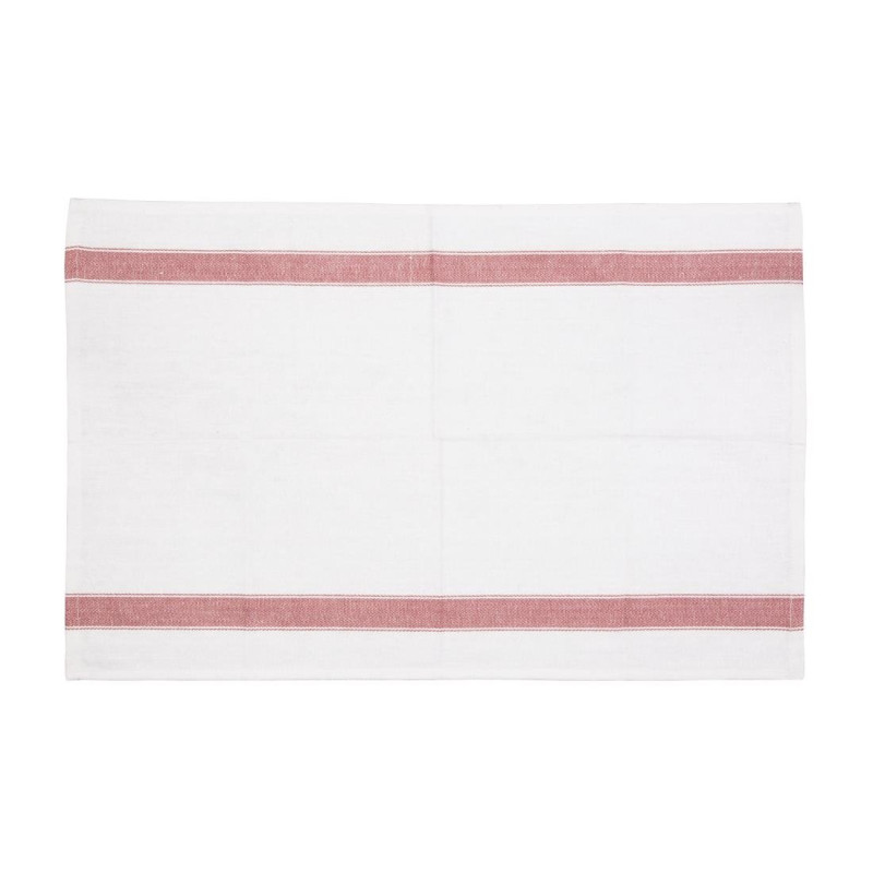 Keukendoek Intensief Gebruik - Rood - 76 x 51cm - Vogue - Fourniresto Keukendoek Intensief Gebruik - Rood - 76 x 51cm - Vogue - Fourniresto