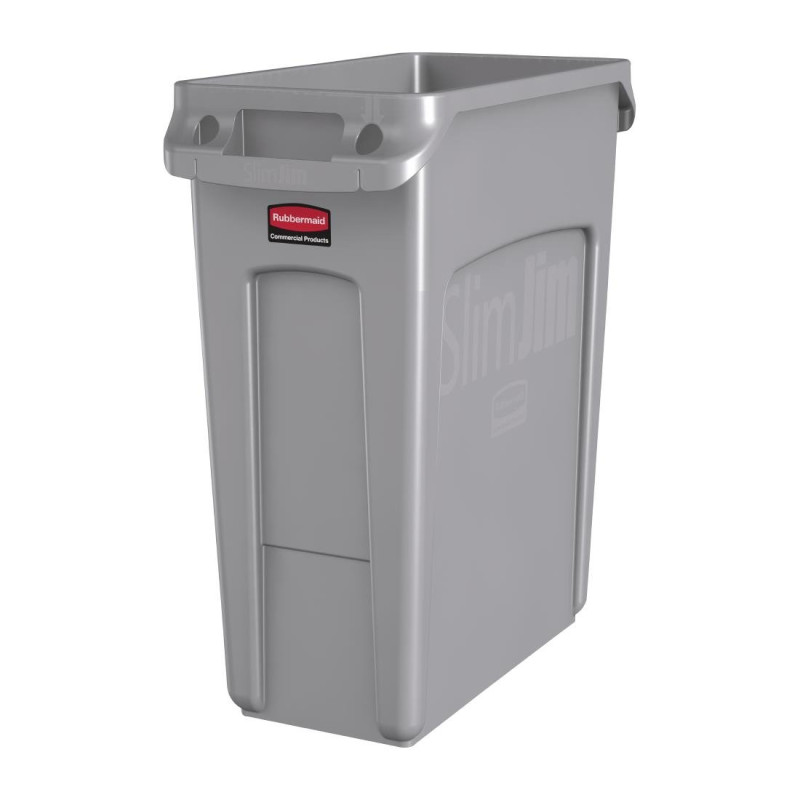 Plastic Slim Jim Collector - 60L - Rubbermaid Plastic Slim Jim Collector - 60L - Rubbermaid