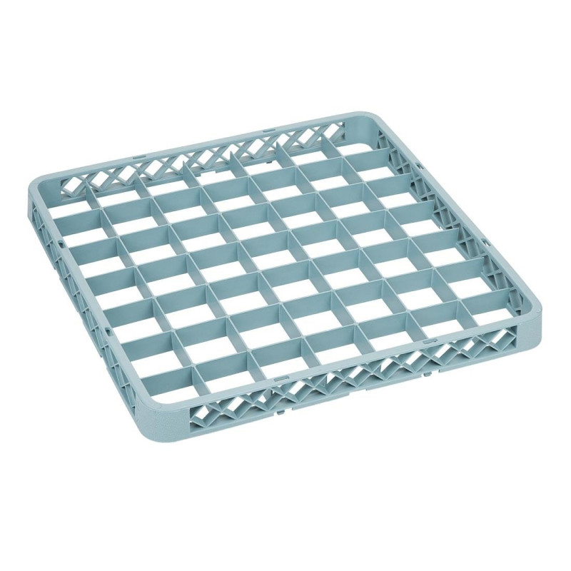 Erhöhte Gläserkästen mit 49 Fächern - L 500 x 500mm - Vogue Erhöhte Gläserkästen mit 49 Fächern - L 500 x 500mm - Vogue