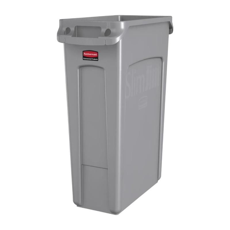 Grijze Slim Jim-container - 87L - Rubbermaid Grijze Slim Jim-container - 87L - Rubbermaid