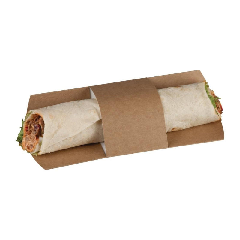 Papp-Tortilla-Etuis kompostierbar - Packung mit 1000 Stück - Colpac Papp-Tortilla-Etuis kompostierbar - Packung mit 1000 Stück - Colpac