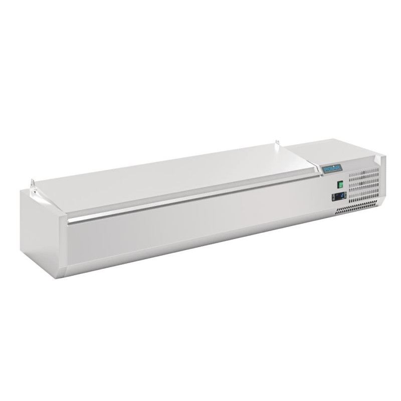 Saladette À Poser avec Couvercle Série G - 7 x GN 1/4 - Polar Saladette À Poser avec Couvercle Série G - 7 x GN 1/4 - Polar