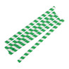 Strohhalme für Smoothies aus Papier - Grün - L 210mm - Packung mit 250 - Fiesta Green