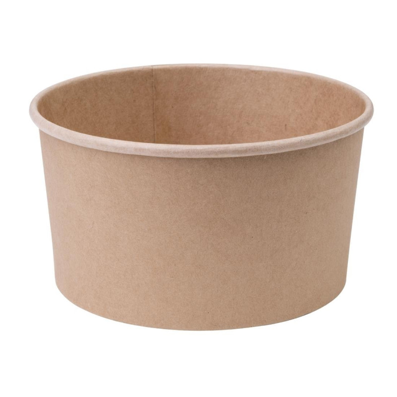 Schüsseln Salat Kraft Rund - 1 L - Packung mit 300 - Fiesta Green Schüsseln Salat Kraft Rund - 1 L - Packung mit 300 - Fiesta Green