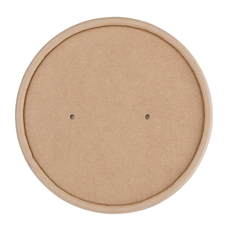 Papierdeckel für Suppentöpfe - Ø 100 mm - Packung mit 500 - Fiesta Green Papierdeckel für Suppentöpfe - Ø 100 mm - Packung mit 500 - Fiesta Green