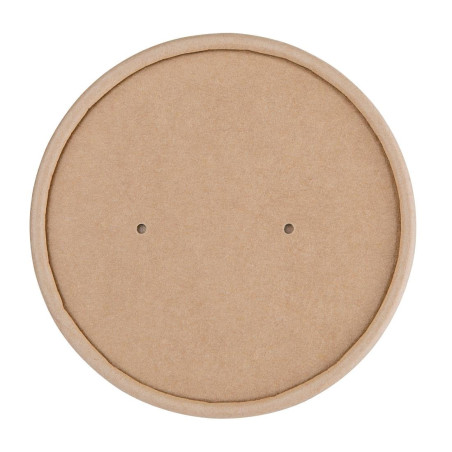 Papierdeckel für Suppentöpfe - Ø 100 mm - Packung mit 500 - Fiesta Green