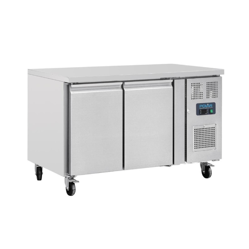 Gekoelde werkbank met 2 deuren - 282 L - Polar - Fourniresto Gekoelde werkbank met 2 deuren - 282 L - Polar - Fourniresto