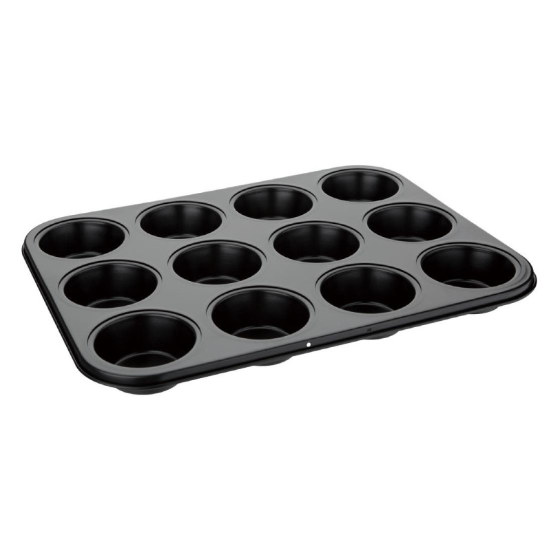Antihaftbeschichtete Platte mit 12 Muffinformen - Vogue Antihaftbeschichtete Platte mit 12 Muffinformen - Vogue