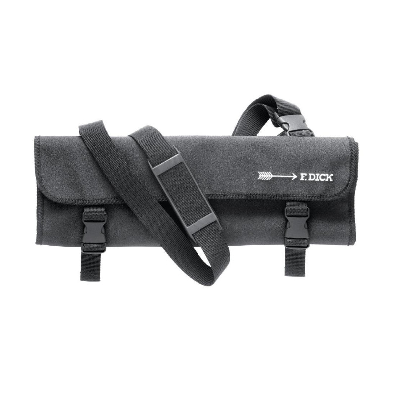 Étui À Couteaux en Tissu Avec Sangle Noir 11 Pièces - Dick Étui À Couteaux en Tissu Avec Sangle Noir 11 Pièces - Dick