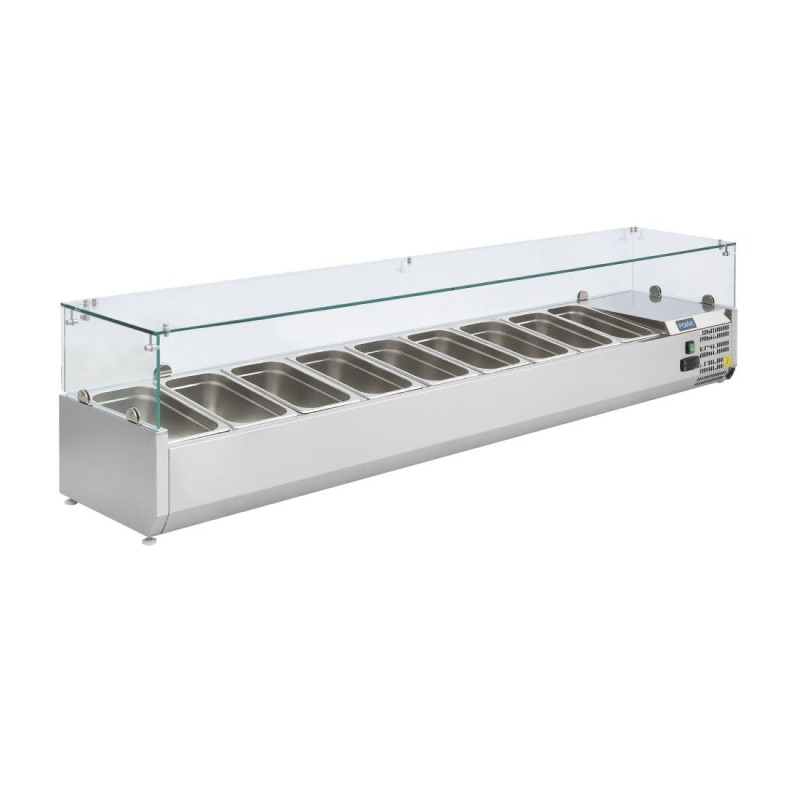 Kühlvitrine für Zutaten - 9 GN 1/3 Behälter - Polar - Fourniresto Kühlvitrine für Zutaten - 9 GN 1/3 Behälter - Polar - Fourniresto