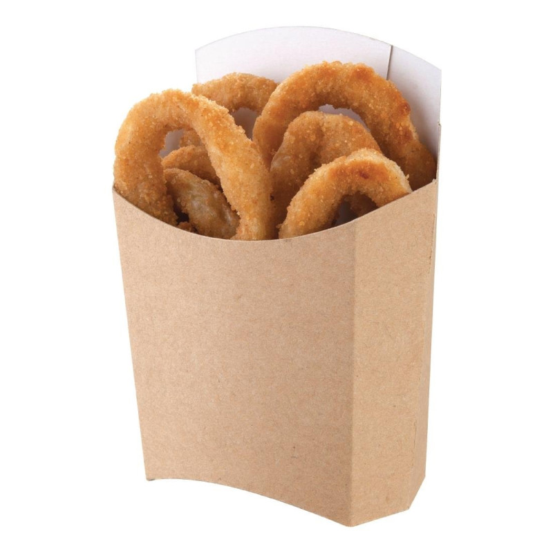 Große kompostierbare Pommes-Frites-Schachteln aus Kraftpapier - Packung mit 1000 Stück - Colpac Große kompostierbare Pommes-Frites-Schachteln aus Kraftpapier - Packung mit 1000 Stück - Colpac