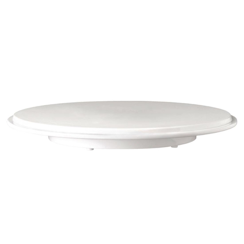 Kuchenteller aus reinem Melamin Weiß - Ø310mm - APS - Fourniresto Kuchenteller aus reinem Melamin Weiß - Ø310mm - APS - Fourniresto