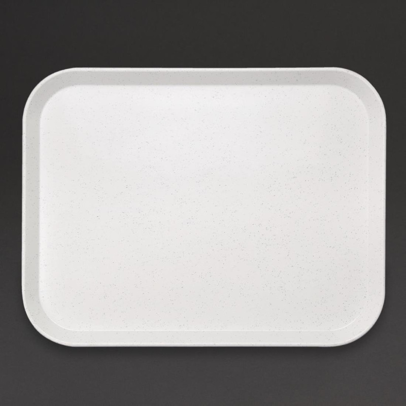 Selbstbedienungs-Tablett aus hellgrauem Glasfaser 355 x 460 mm - Olympia KRISTALLON - Fourniresto Selbstbedienungs-Tablett aus hellgrauem Glasfaser 355 x 460 mm - Olympia KRISTALLON - Fourniresto
