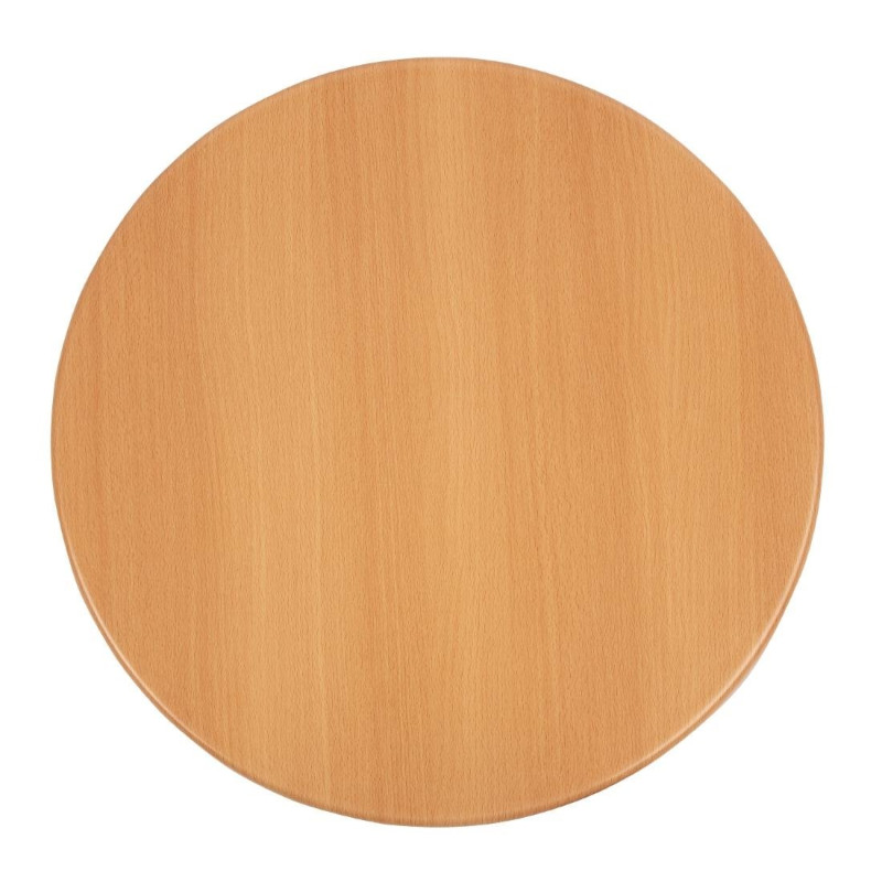 Round Table Top Beech Effect - Ø 600mm - Bolero Round Table Top Beech Effect - Ø 600mm - Bolero