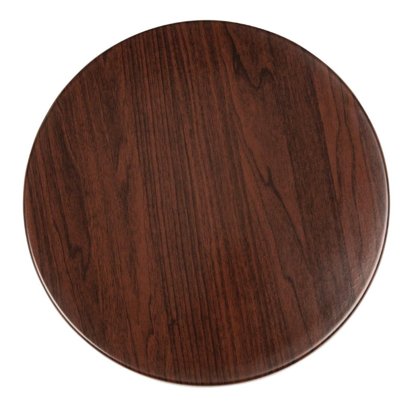Ronde Tafelblad Donkerbruin - 600 mm - Bolero Ronde Tafelblad Donkerbruin - 600 mm - Bolero