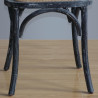 Wooden Chairs with Crossed Backrest - Black - Bolero - Fourniresto