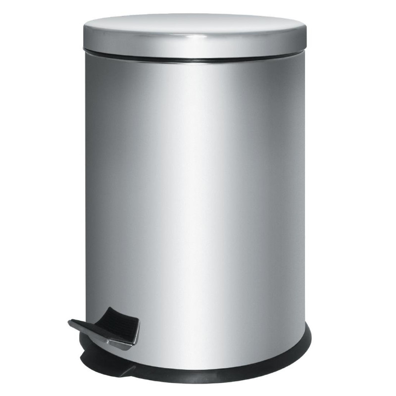 Poubelle À Pédale en Inox - 5L - FourniResto Poubelle À Pédale en Inox - 5L - FourniResto
