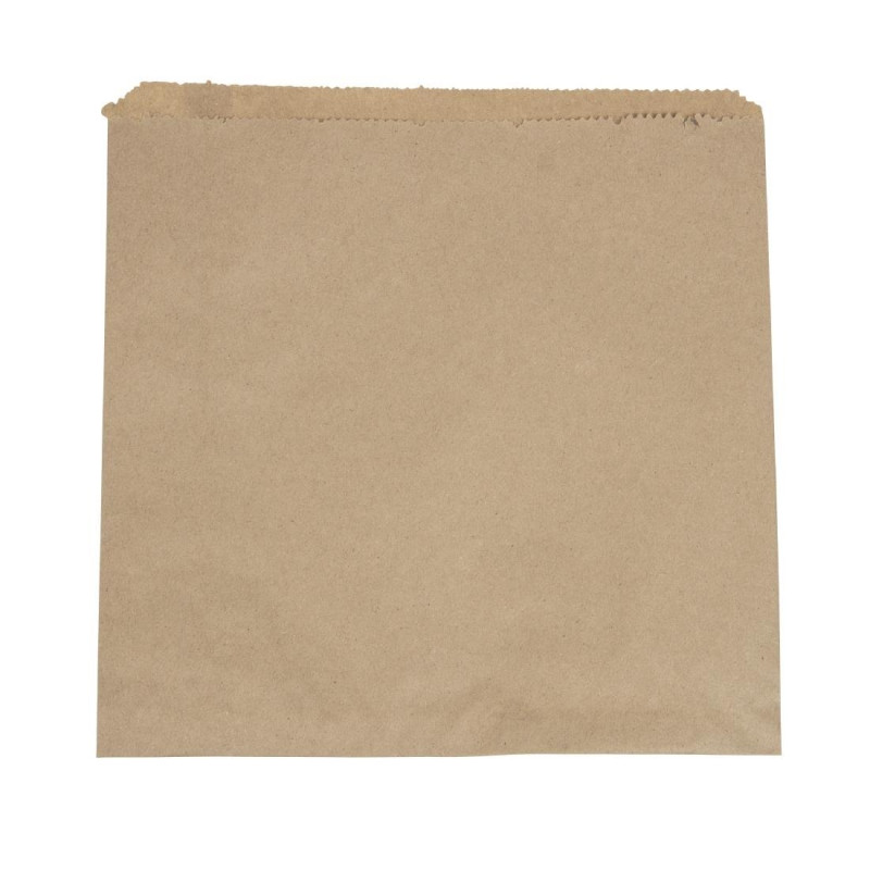 Kompostierbare Kraft-Sandwichbeutel - Packung mit 1000 Stück - Vegware - Fourniresto Kompostierbare Kraft-Sandwichbeutel - Packung mit 1000 Stück - Vegware - Fourniresto
