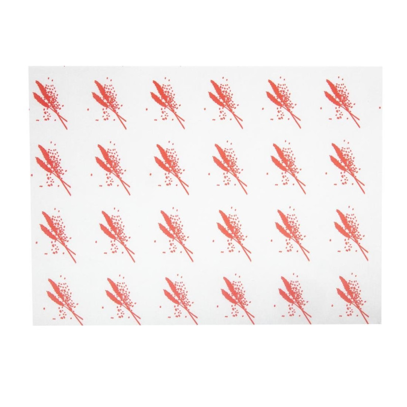 Red Burger Wrappers - Pack of 1000 - FourniResto Red Burger Wrappers - Pack of 1000 - FourniResto