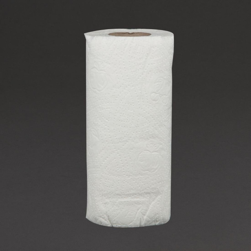 Keukenpapier Wit 2-laags - L 11,5 m - Pak van 24 - Jantex Keukenpapier Wit 2-laags - L 11,5 m - Pak van 24 - Jantex