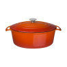 Grote Ovale Oranje Braadpan - 6L - Vogue