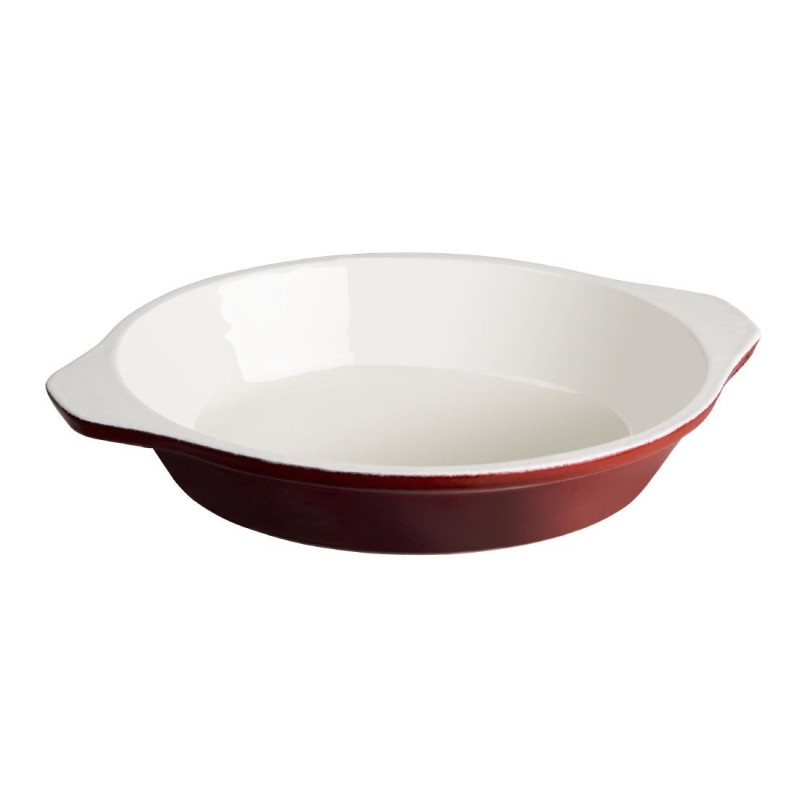 Auflaufform rund rot - 400 ml - Vogue Auflaufform rund rot - 400 ml - Vogue