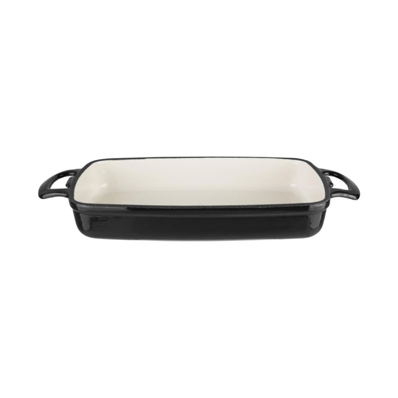 Plat en Fonte Rectangulaire Noir - 2,8L - Vogue Plat en Fonte Rectangulaire Noir - 2,8L - Vogue