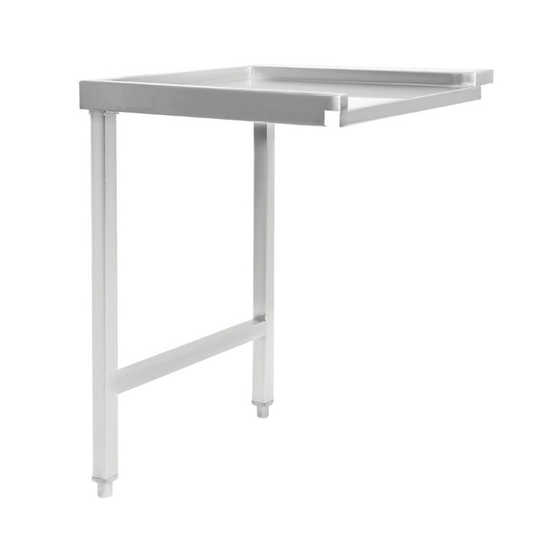 Linke Ausgabetisch für Haubenspülmaschine - B 600mm - Vogue Linke Ausgabetisch für Haubenspülmaschine - B 600mm - Vogue