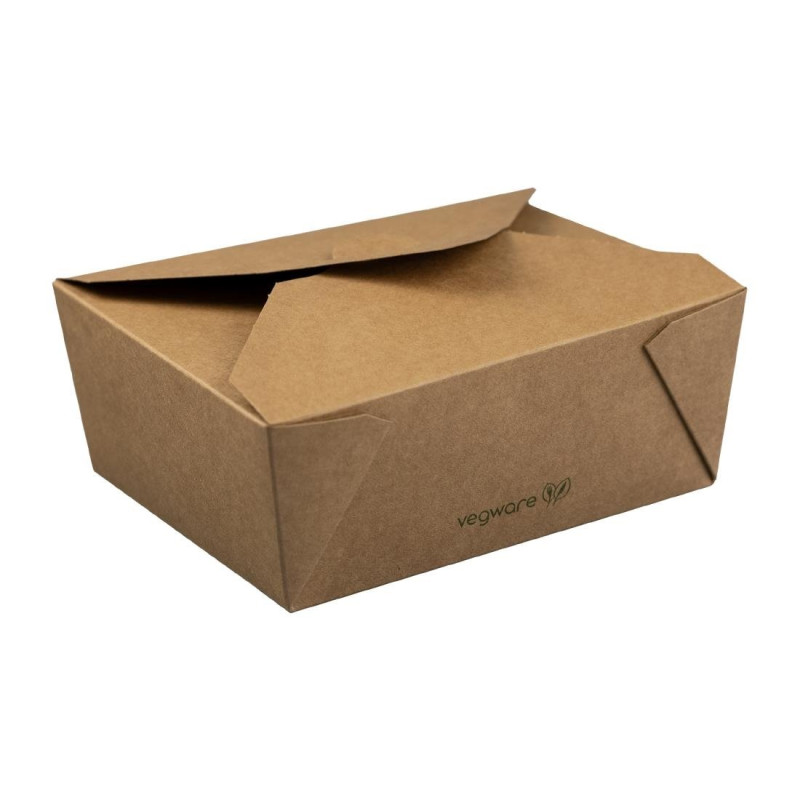 Boîtes Repas 1300 ml - Lot de 300 - Vegware Boîtes Repas 1300 ml - Lot de 300 - Vegware