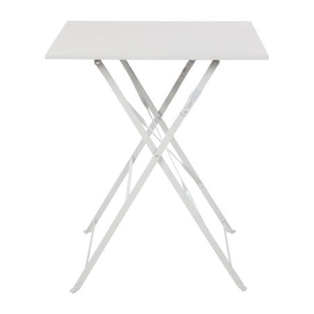 Terrassentisch aus Stahl - grau - 600mm - Bolero - Fourniresto
