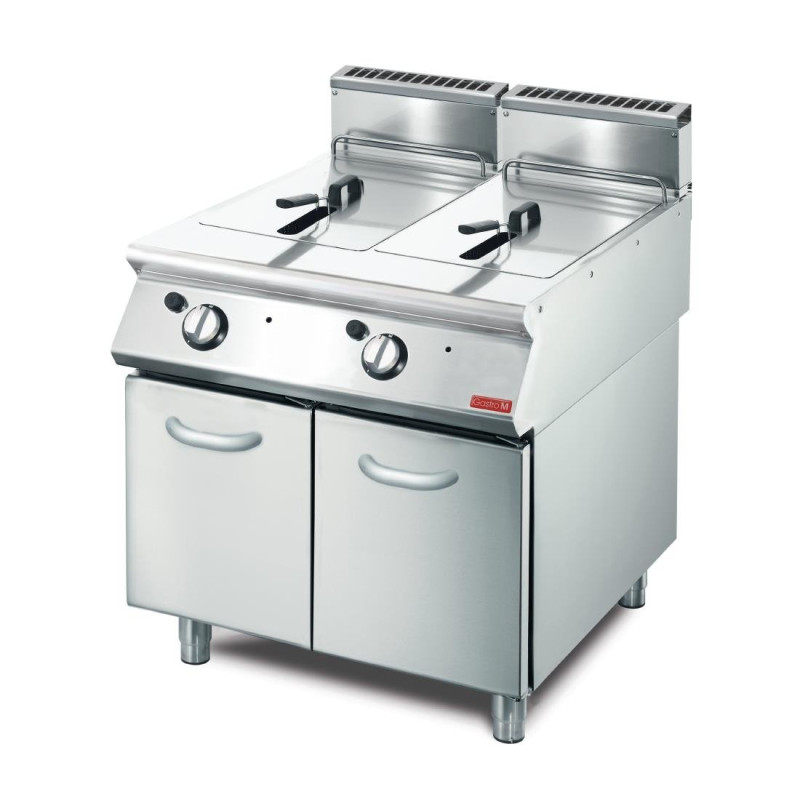Gas Fryer 2 x 13 L - W 700 mm - Gastro M Gas Fryer 2 x 13 L - W 700 mm - Gastro M
