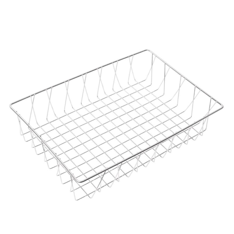 Präsentationskorb aus Edelstahl 450 x 300 x 100mm - Olympia - Fourniresto Präsentationskorb aus Edelstahl 450 x 300 x 100mm - Olympia - Fourniresto
