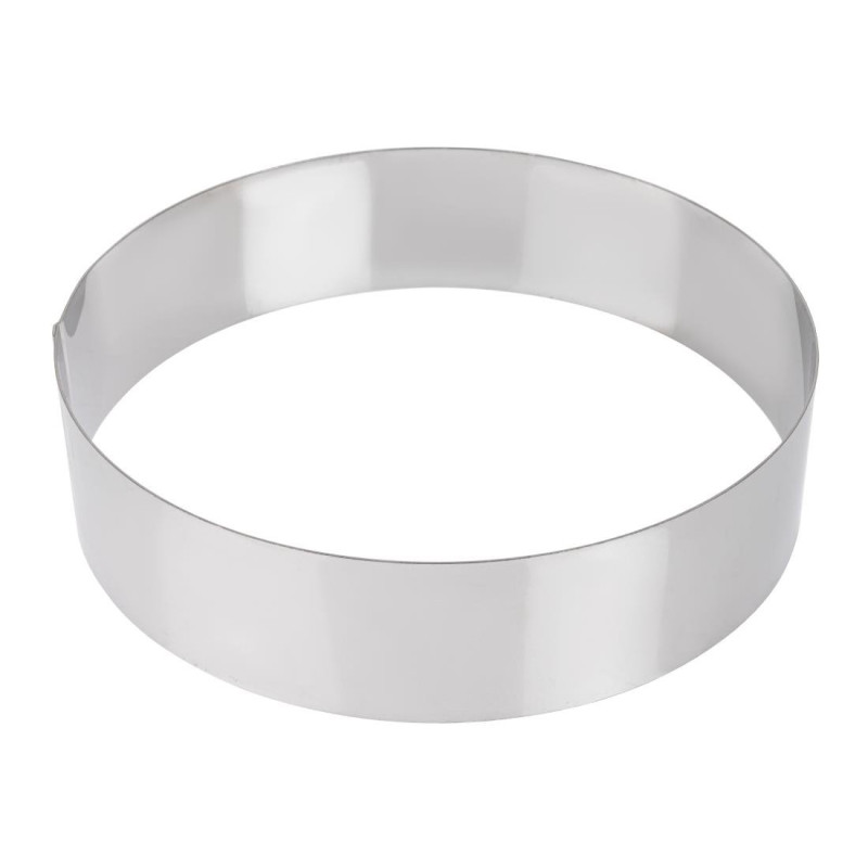 Edelstahl-Mousse-Ring 240 x 60mm - De Buyer - Fourniresto Edelstahl-Mousse-Ring 240 x 60mm - De Buyer - Fourniresto