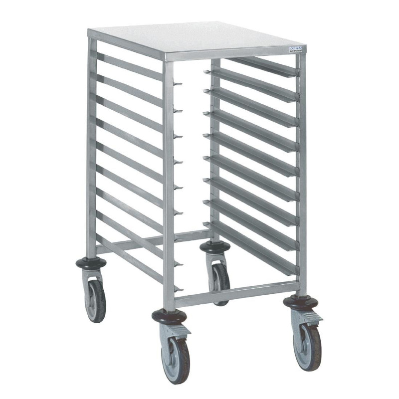 Euro standard sliding trolley 9 levels - 600 x 400 mm - Tournus Euro standard sliding trolley 9 levels - 600 x 400 mm - Tournus