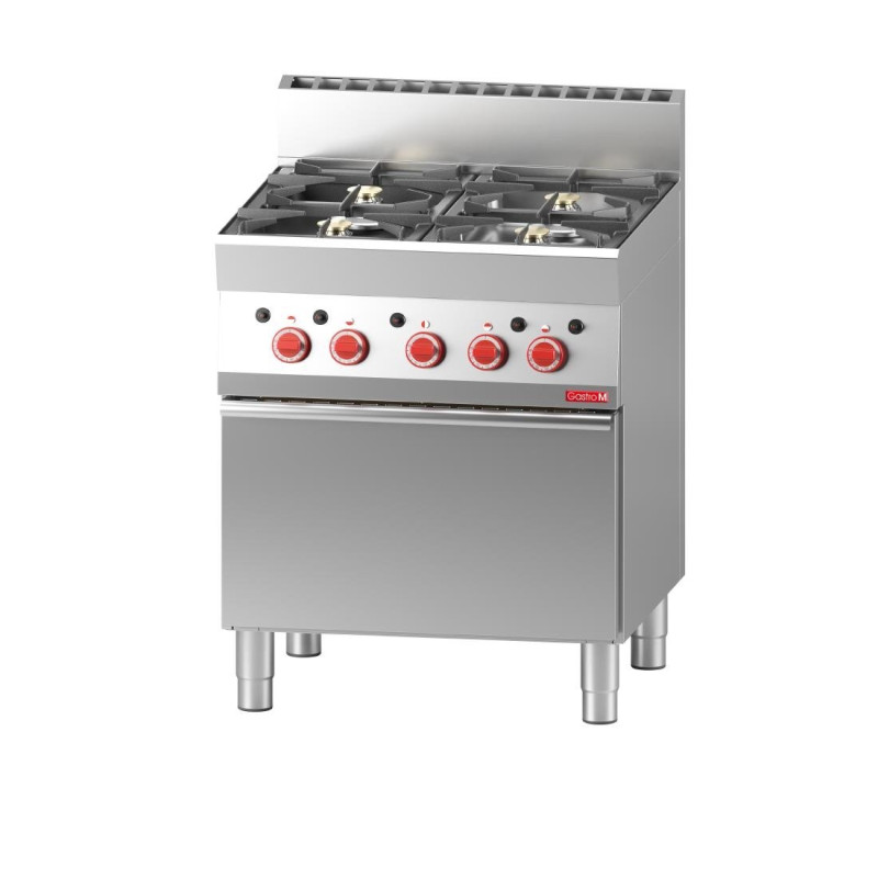 Vierflammiger Gasherd 650 - Gastro M Vierflammiger Gasherd 650 - Gastro M