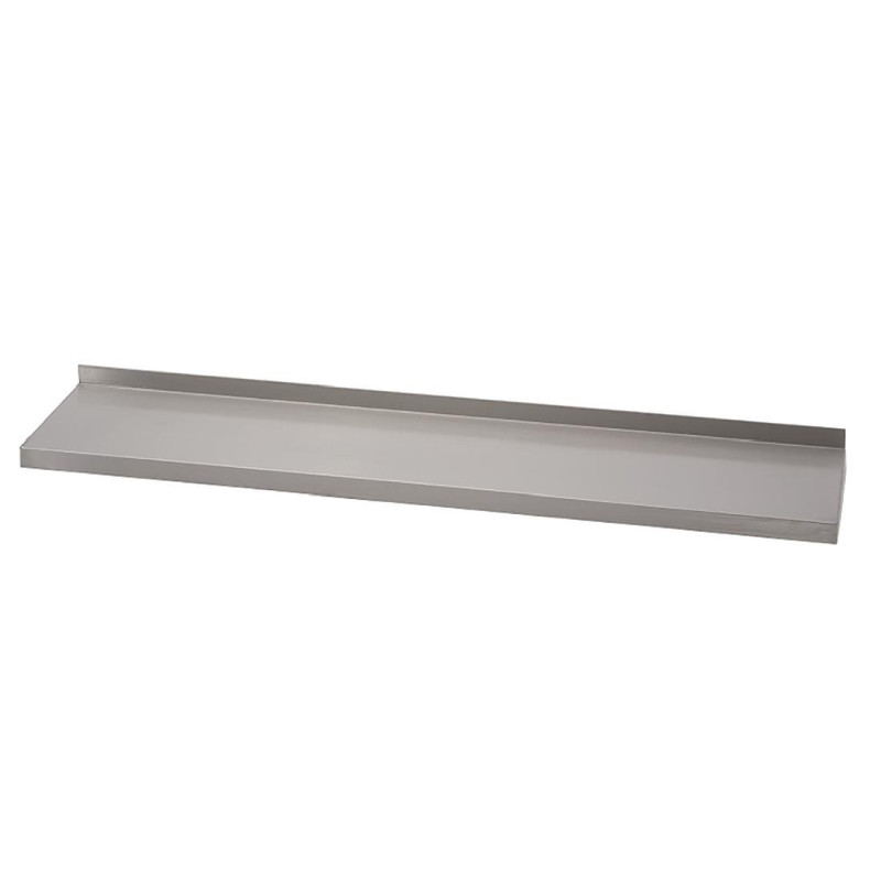 Stainless Steel Wall Shelf Without Brackets - W 1600 x D 400mm - Gastro M Stainless Steel Wall Shelf Without Brackets - W 1600 x D 400mm - Gastro M