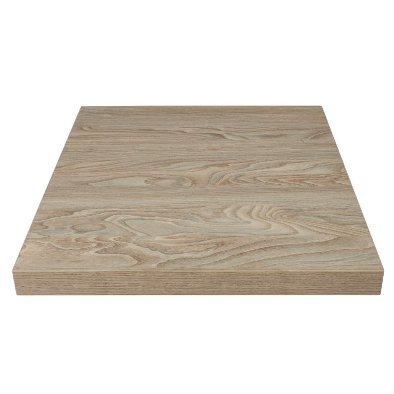 Tischplatte Quadrat Holzoptik Hell - L 600mm - Bolero Tischplatte Quadrat Holzoptik Hell - L 600mm - Bolero