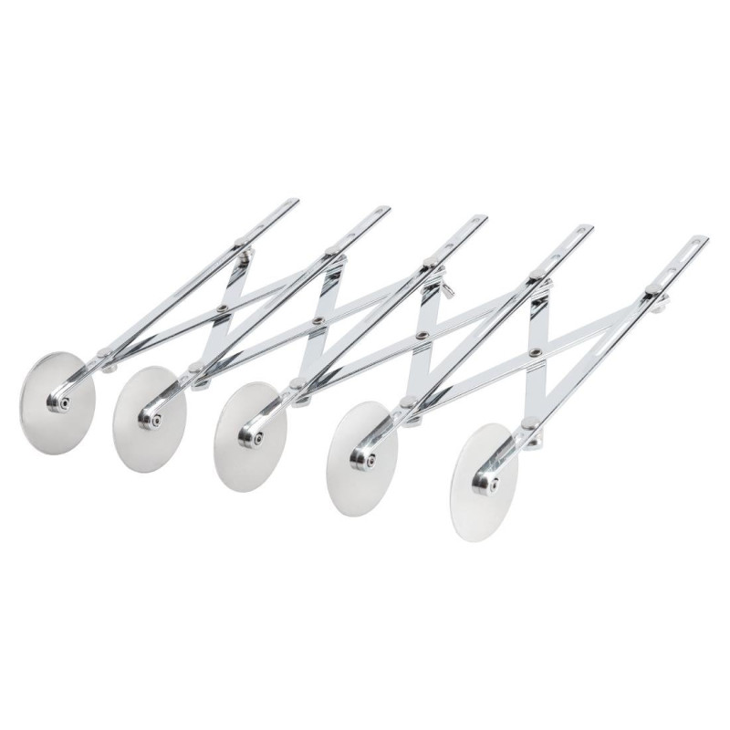 Rouleau multicoupe extensible 5 roulettes - Schneider - Fourniresto Rouleau multicoupe extensible 5 roulettes - Schneider - Fourniresto