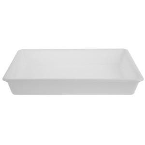 Bac Alimentaire Peu Profond Transparent 540Mm - Araven - Fourniresto