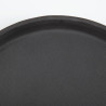 Antislip glasvezel ronde zwarte serveerplank 280mm - Olympia KRISTALLON - Fourniresto