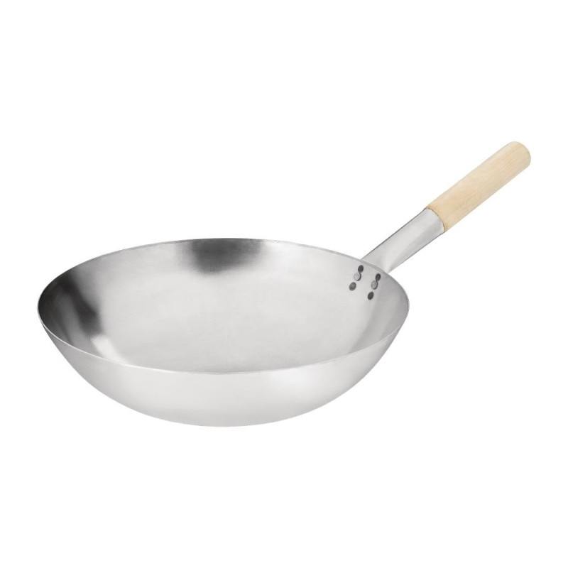 Wok Conique - 35,6 cm - Vogue - Fourniresto Wok Conique - 35,6 cm - Vogue - Fourniresto