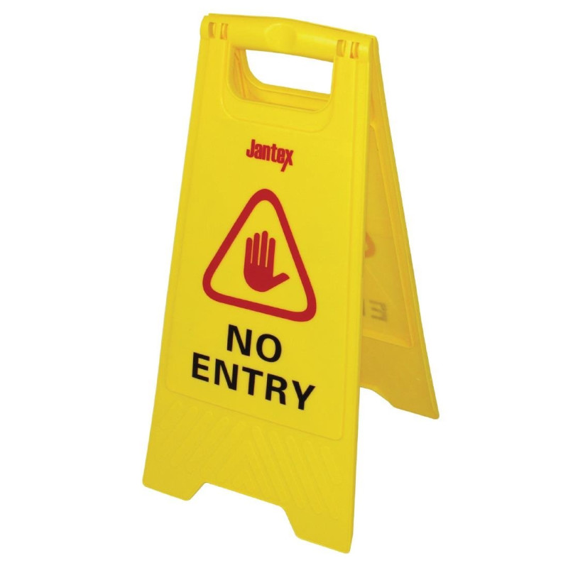 "Access Forbidden" Safety Sign - Jantex - Fourniresto "Access Forbidden" Safety Sign - Jantex - Fourniresto