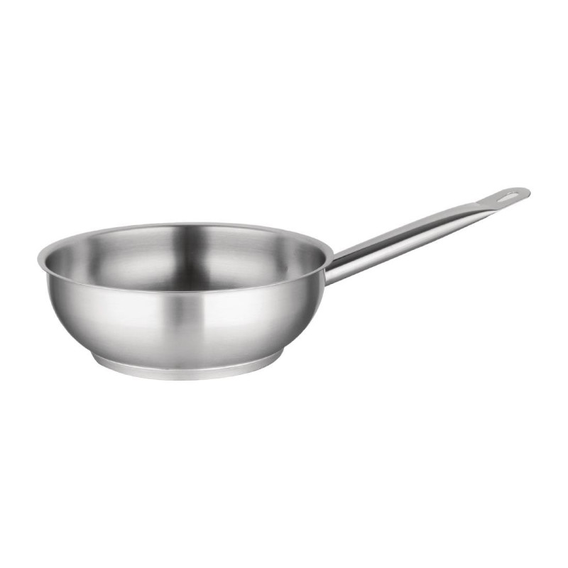 Roestvrijstalen sauteuse - Ø 240 mm - Vogue Roestvrijstalen sauteuse - Ø 240 mm - Vogue