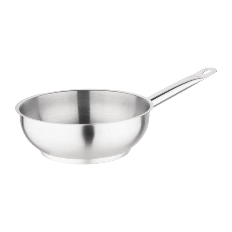 Edelstahlbratpfanne - Ø 200mm - Vogue Edelstahlbratpfanne - Ø 200mm - Vogue