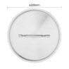 Edelstahldeckel - Ø 200 mm - Vogue