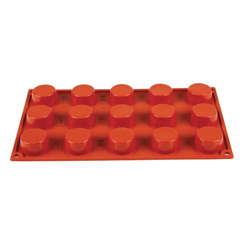 Vorm voor 15 kleine gebakjes van siliconen Formaflex - Pavoni Vorm voor 15 kleine gebakjes van siliconen Formaflex - Pavoni