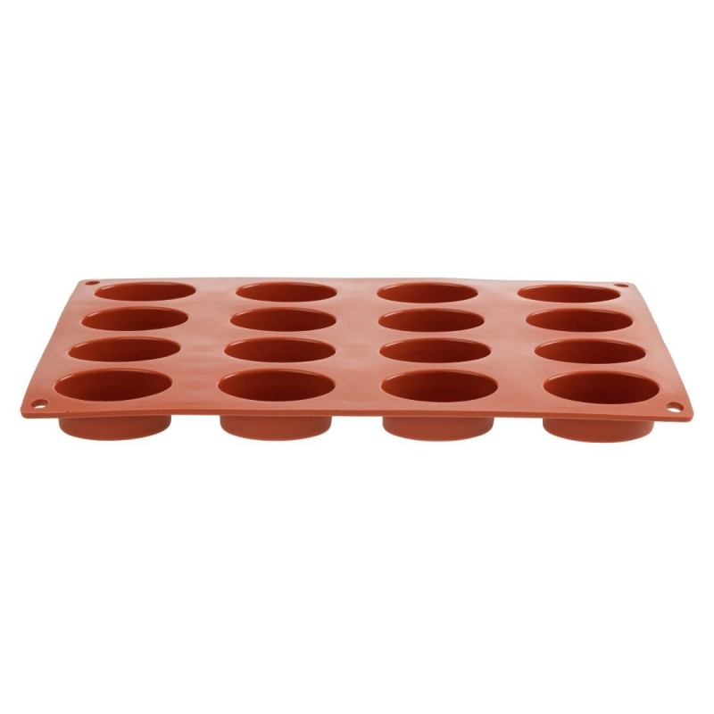Formaflex Silikonform mit 16 ovalen Vertiefungen - GN 1/3 - Pavoni Formaflex Silikonform mit 16 ovalen Vertiefungen - GN 1/3 - Pavoni